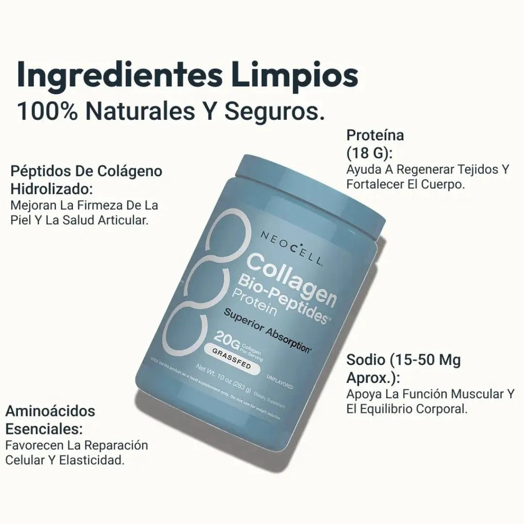 NeoCell  Collagen |Piel Firme, Cabello y Uñas Fuertes