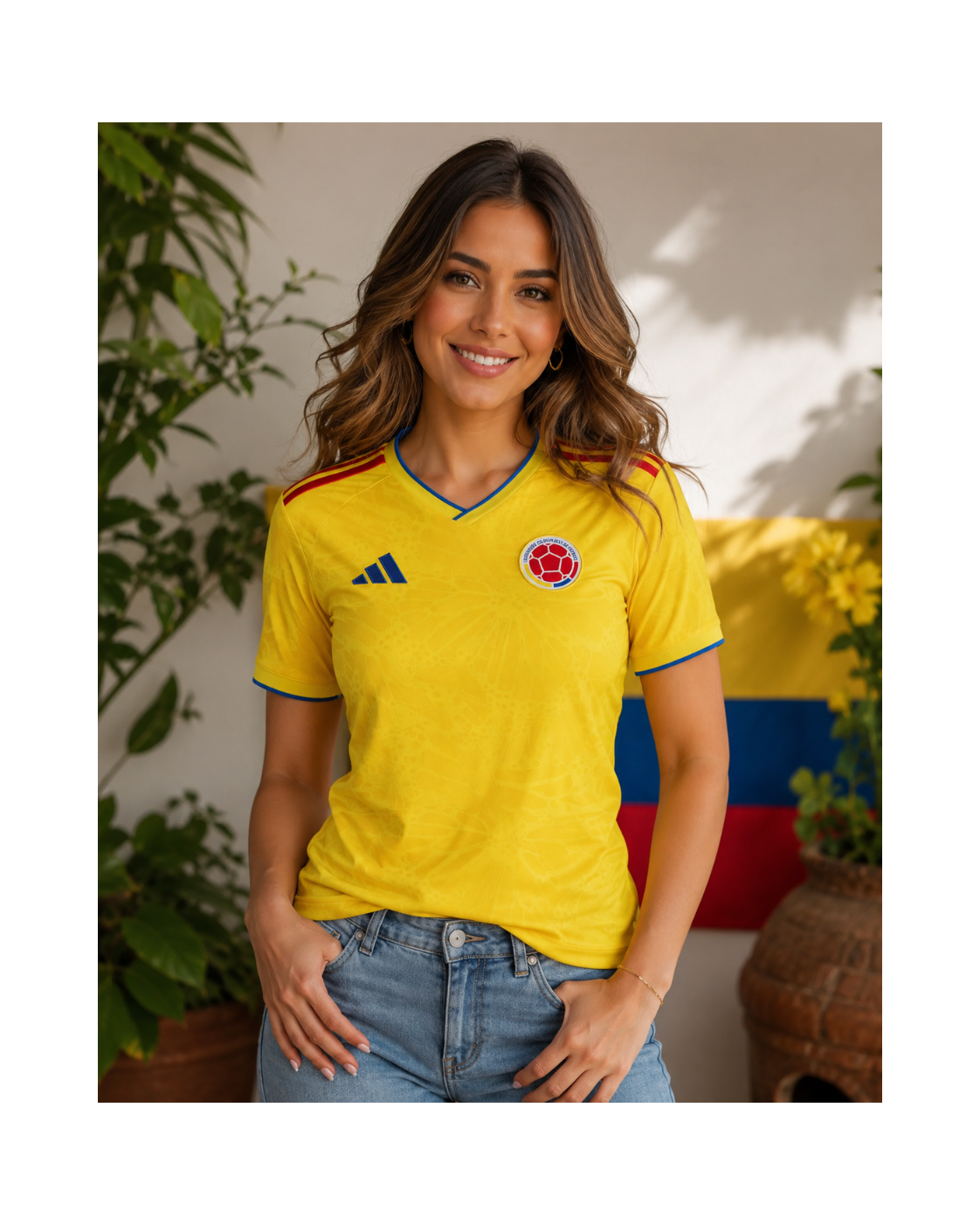 Camiseta Colombia Dama|Vive la Copa con orgullo, pasión y estilo