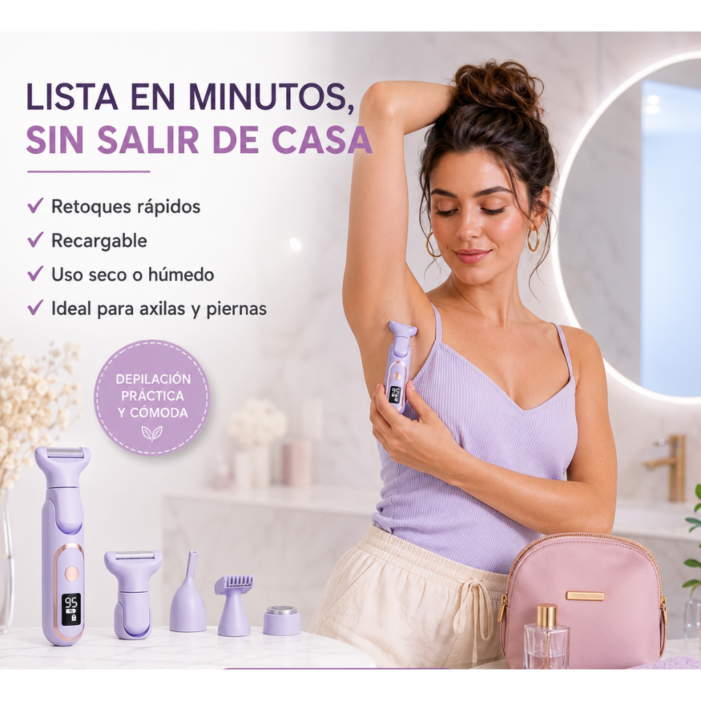 Afeitadora Eléctrica Multifuncional para Mujer- Lady Shaver