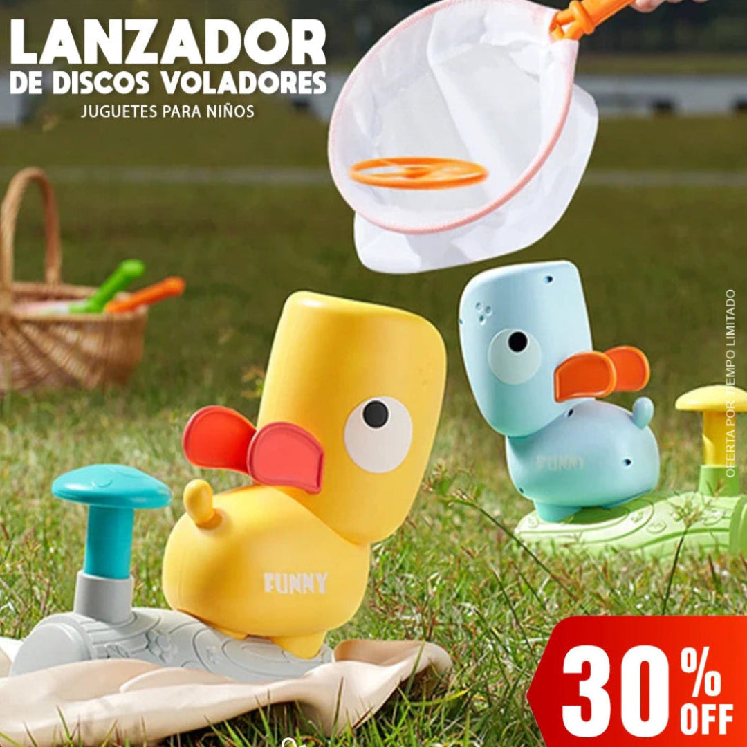 Lanzador De Discos Voladores/ Juguetes Para Ninõs