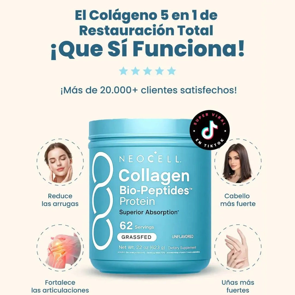 NeoCell  Collagen |Piel Firme, Cabello y Uñas Fuertes